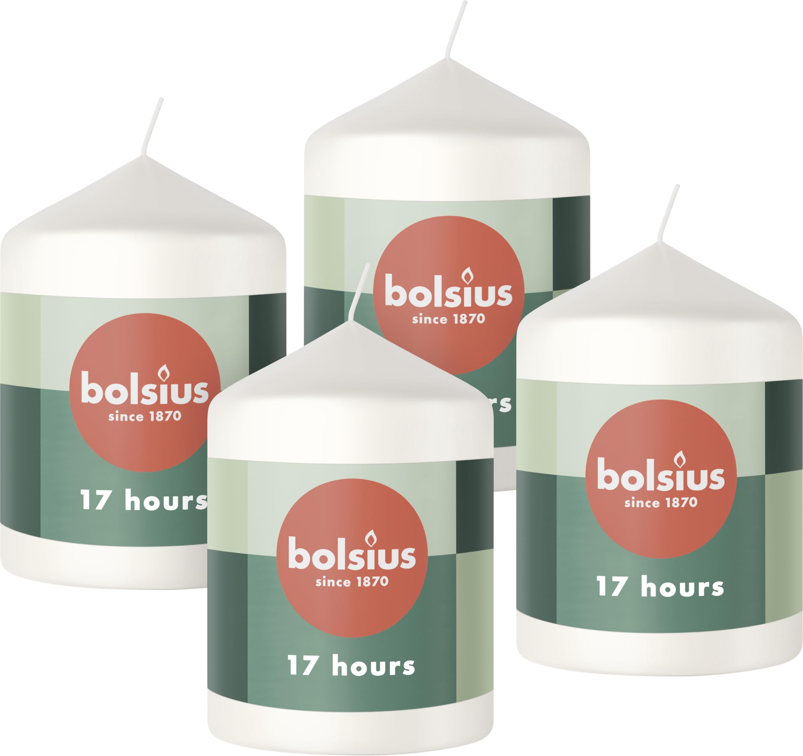 bolsius-essentials-stumpenkerzen-wei-4er-pack-8x6-cm-17h image 1