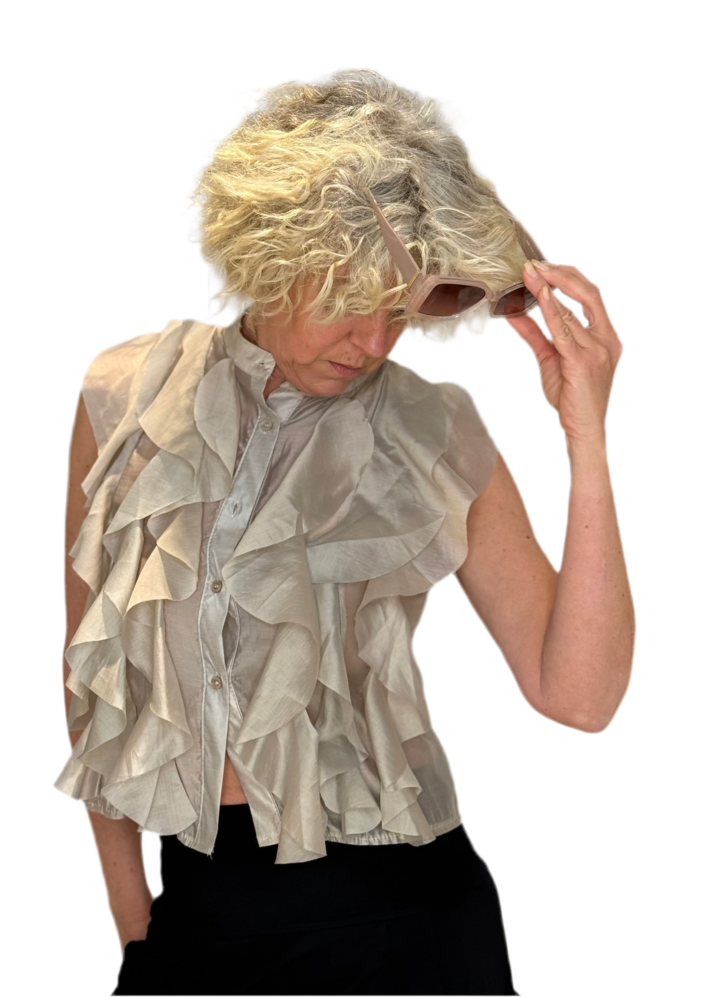 kiel-volantbluse-taupe-rmellos-lyocell-einheitsgr-e image 2