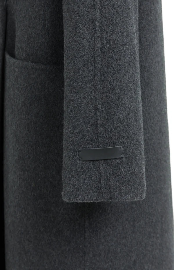 yaya-oversize-wollmantel-damen-dunkelgrau-melange-maxi image 8