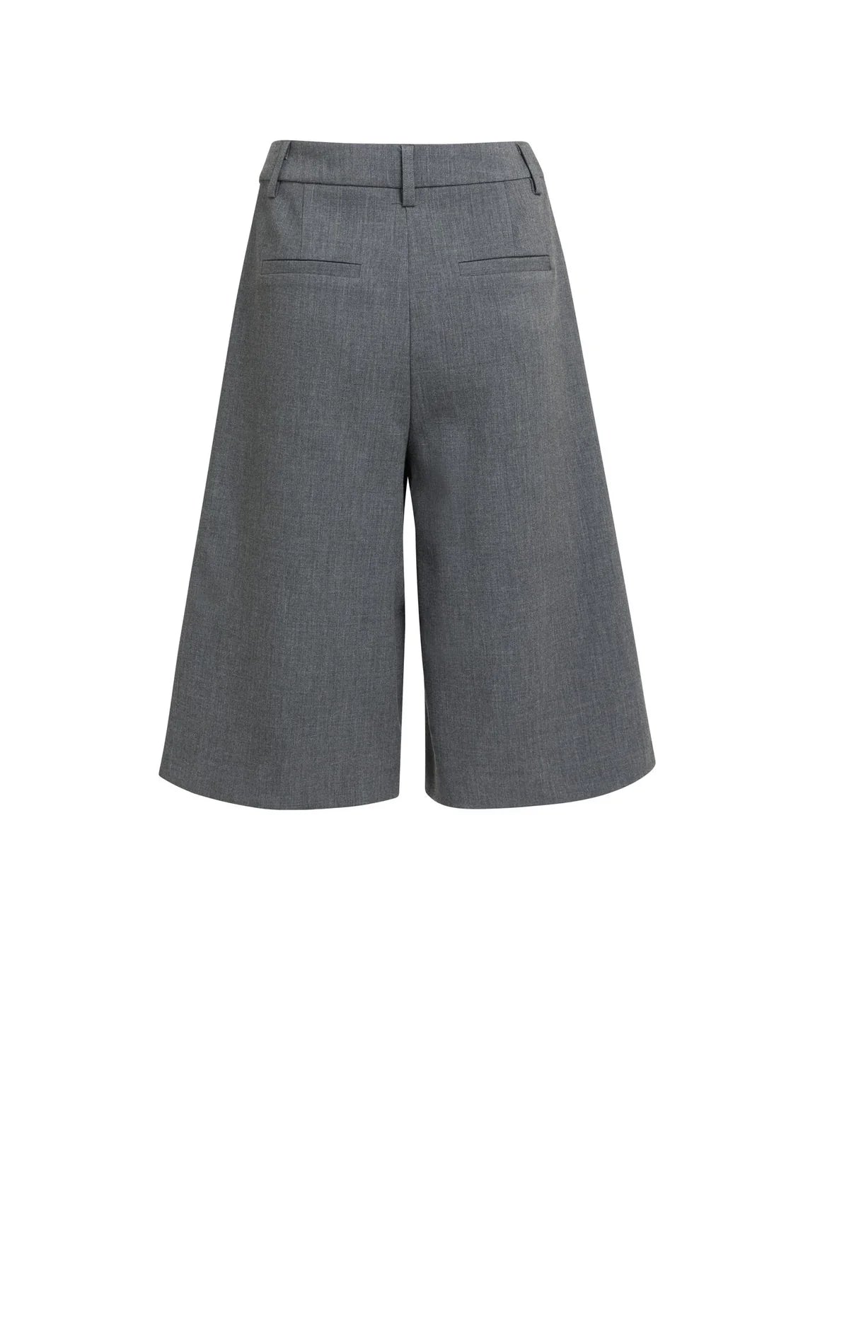 yaya-bermuda-shorts-weites-bein-stoffhose-grau-melange-gr-34-40 image 8