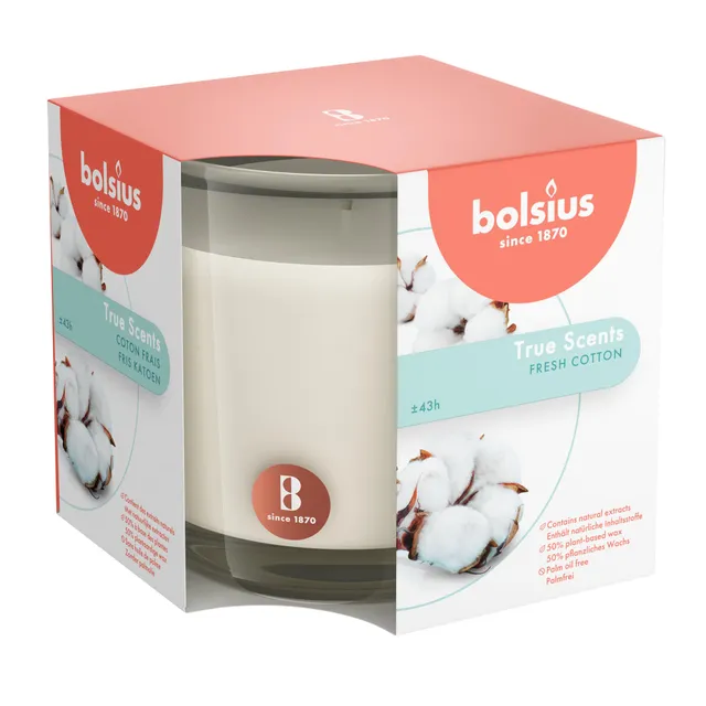 bolsius-true-scents-duftkerze-fresh-cotton-43-stunden image 1