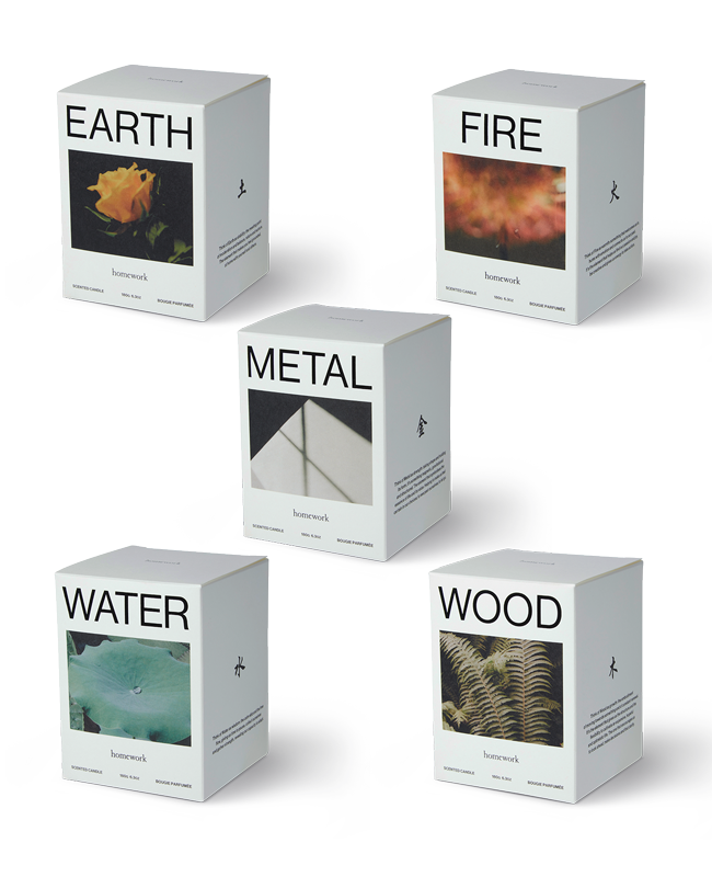 homework-five-elements-candle-collection-5er-set image 1