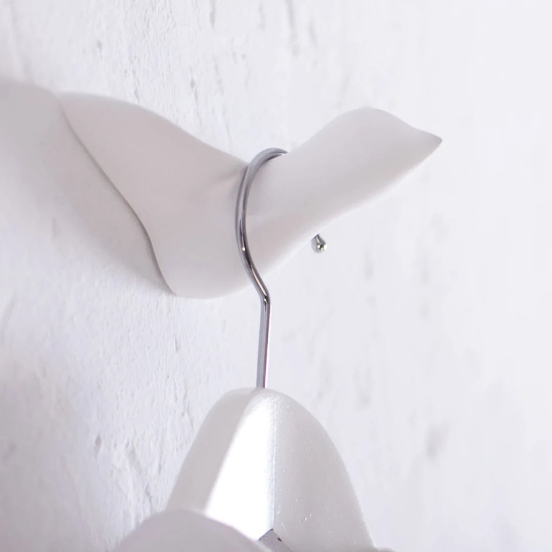 ausflug-vogel-wandhaken-keramik-wei-garderobe image 1