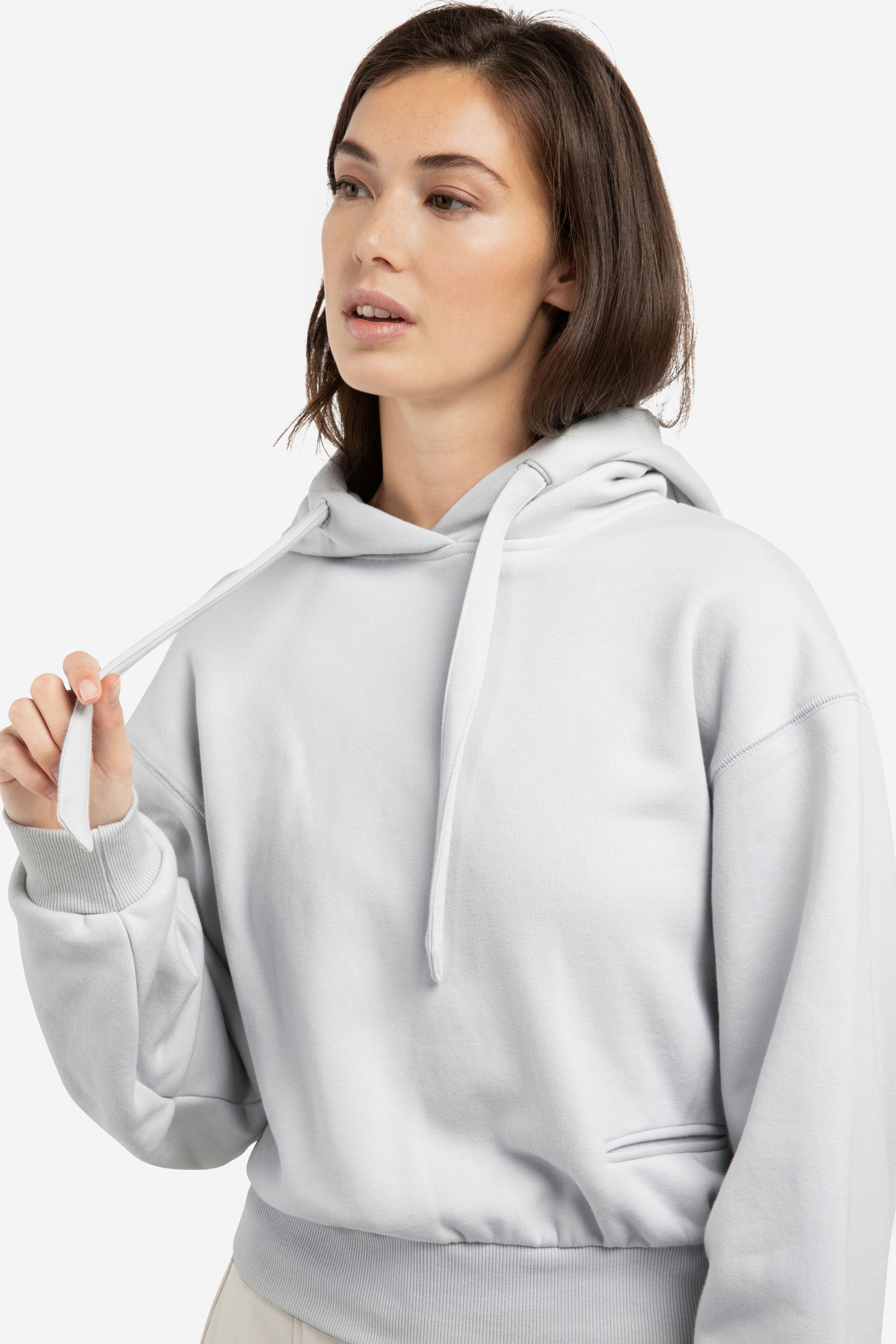 yaya-hoodie-mit-kordeln-sweatshirt-grau-vapor-grau image 2