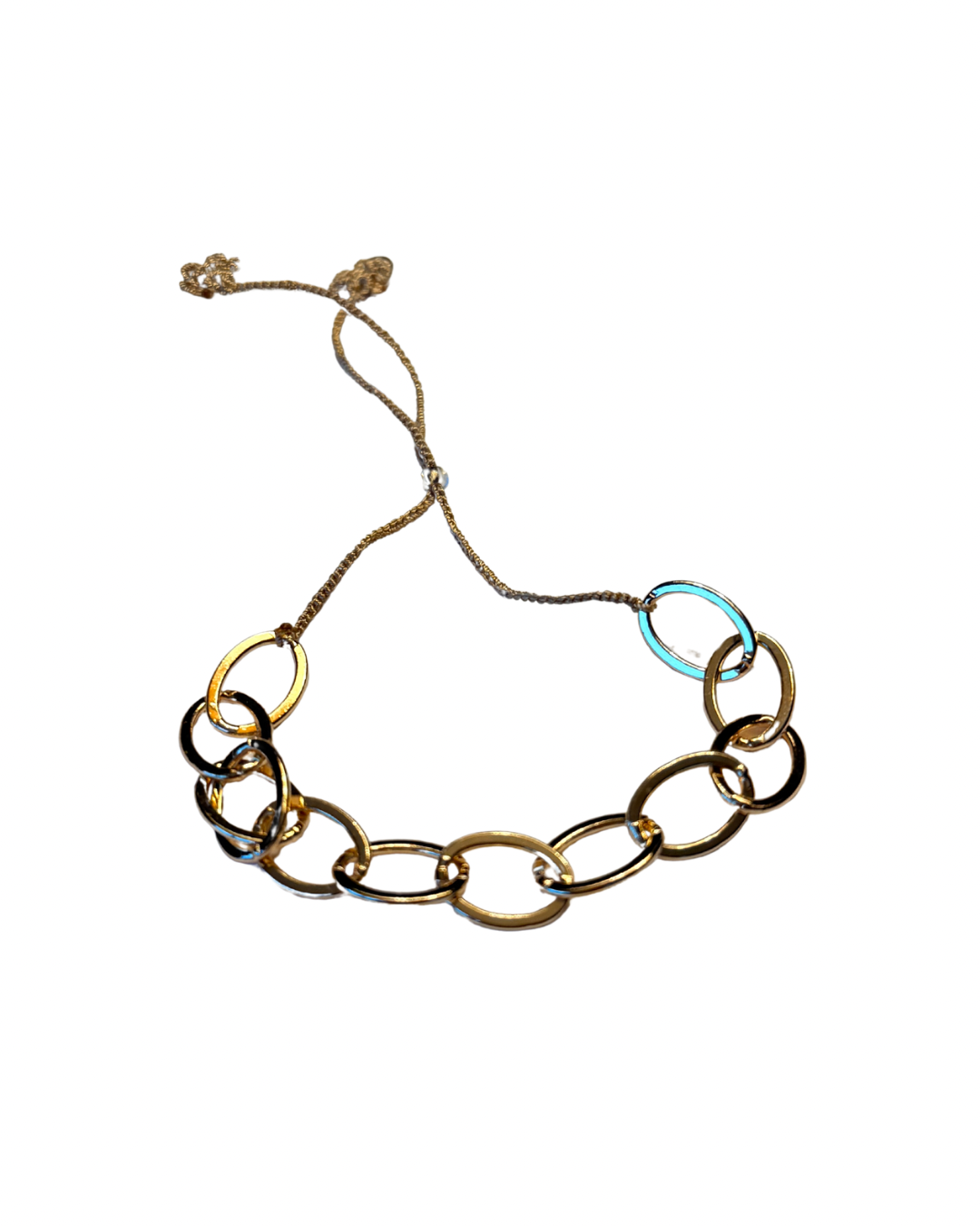 naxos-armband-gliederkette-oval-18-kt-vergoldet image 4