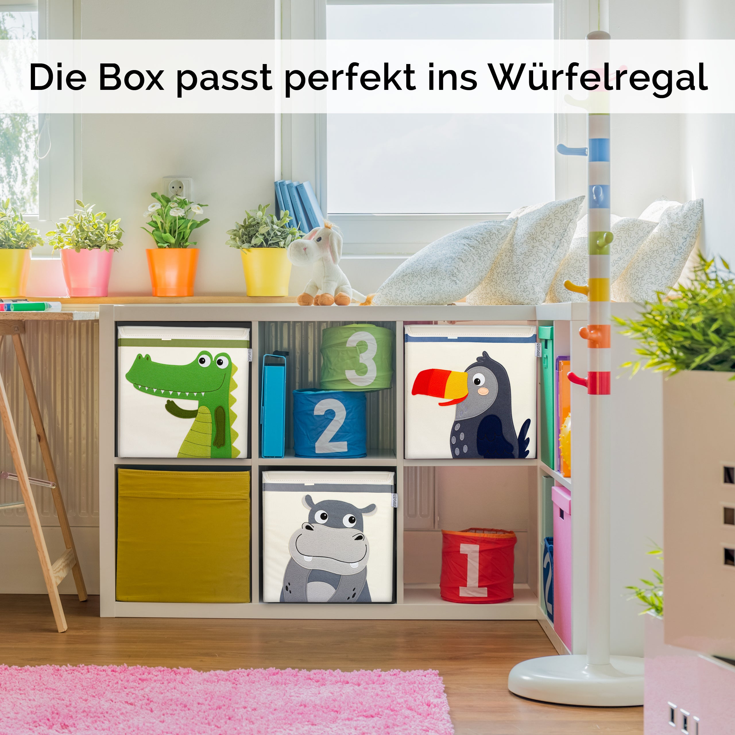 gl-ckswolke-spielzeugkiste-kallax-box-tiermotiv-33cm image 3