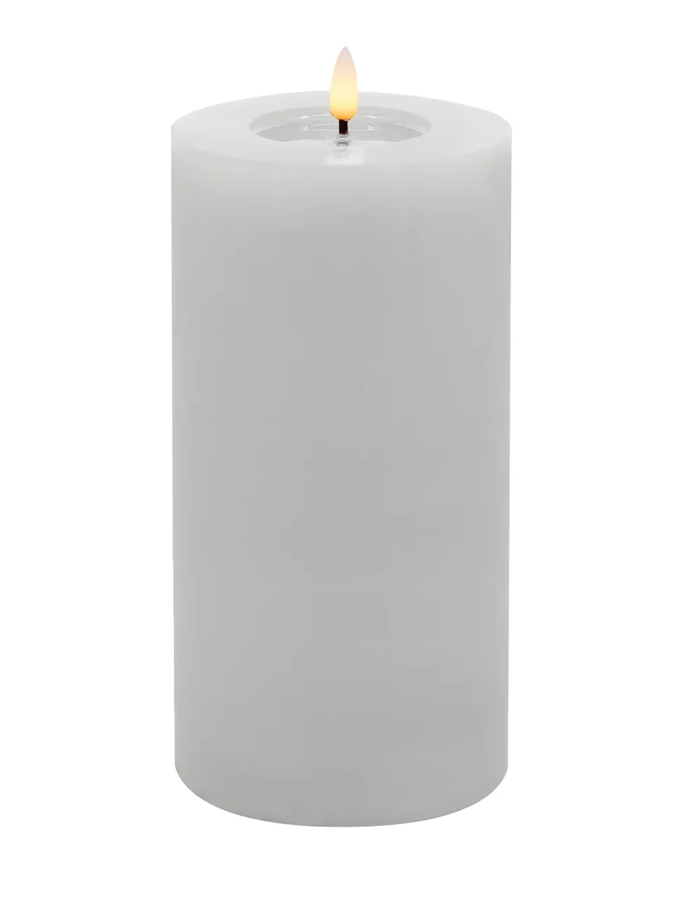 candela-smooth-led-stumpenkerze-echtwachs-wei-10x20-cm image 1
