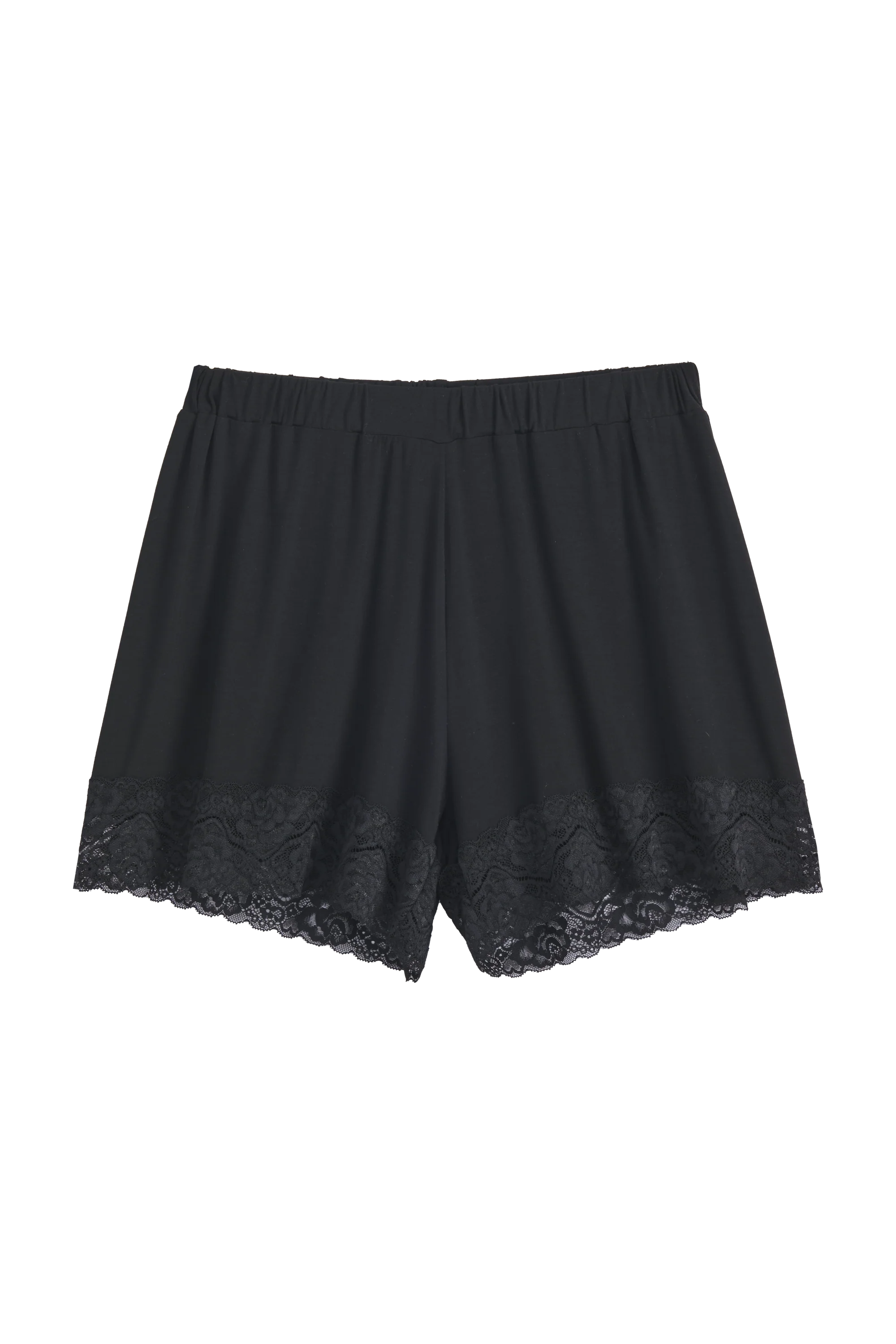 bypias-lace-bambus-shorts-damen-schwarz-mit-spitze image 4