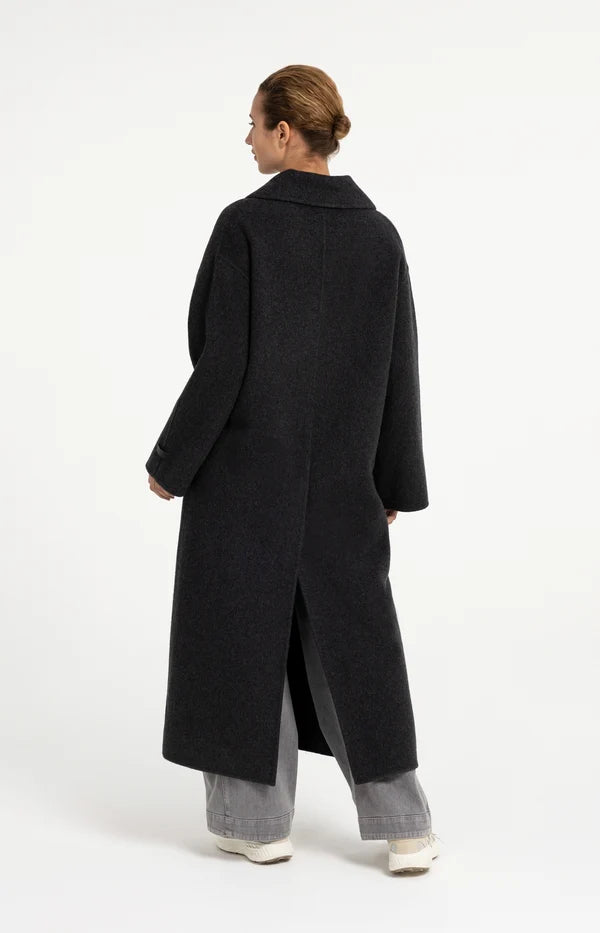 yaya-oversize-wollmantel-damen-dunkelgrau-melange-maxi image 4