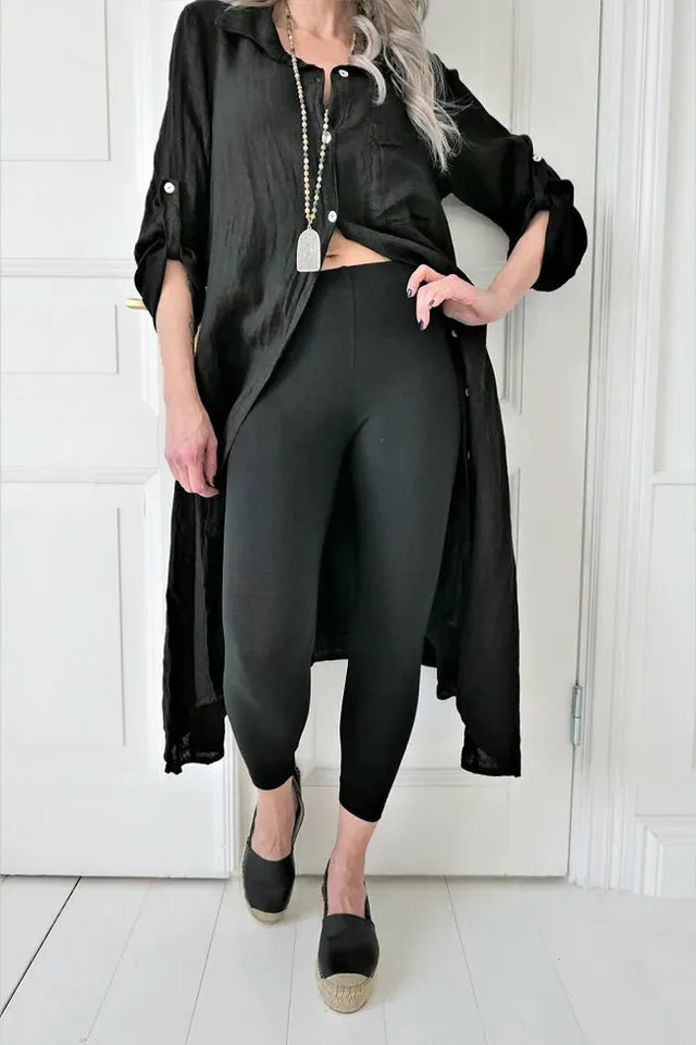 bypias-bambus-leggings-damen-schwarz-3-4-l-nge image 1