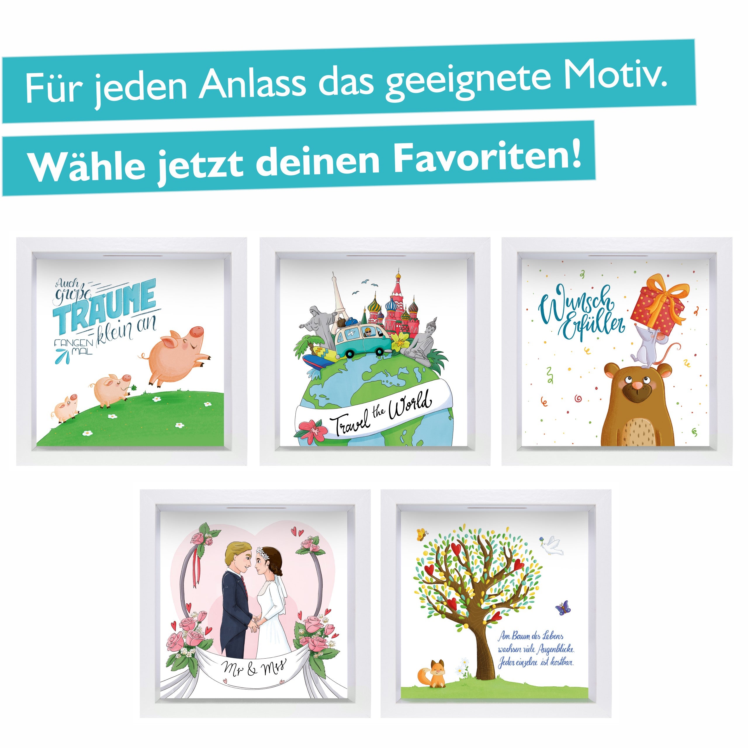 gl-ckswolke-spardosen-wunscherf-ller-spardose-bilderrahmen-transparent image 6
