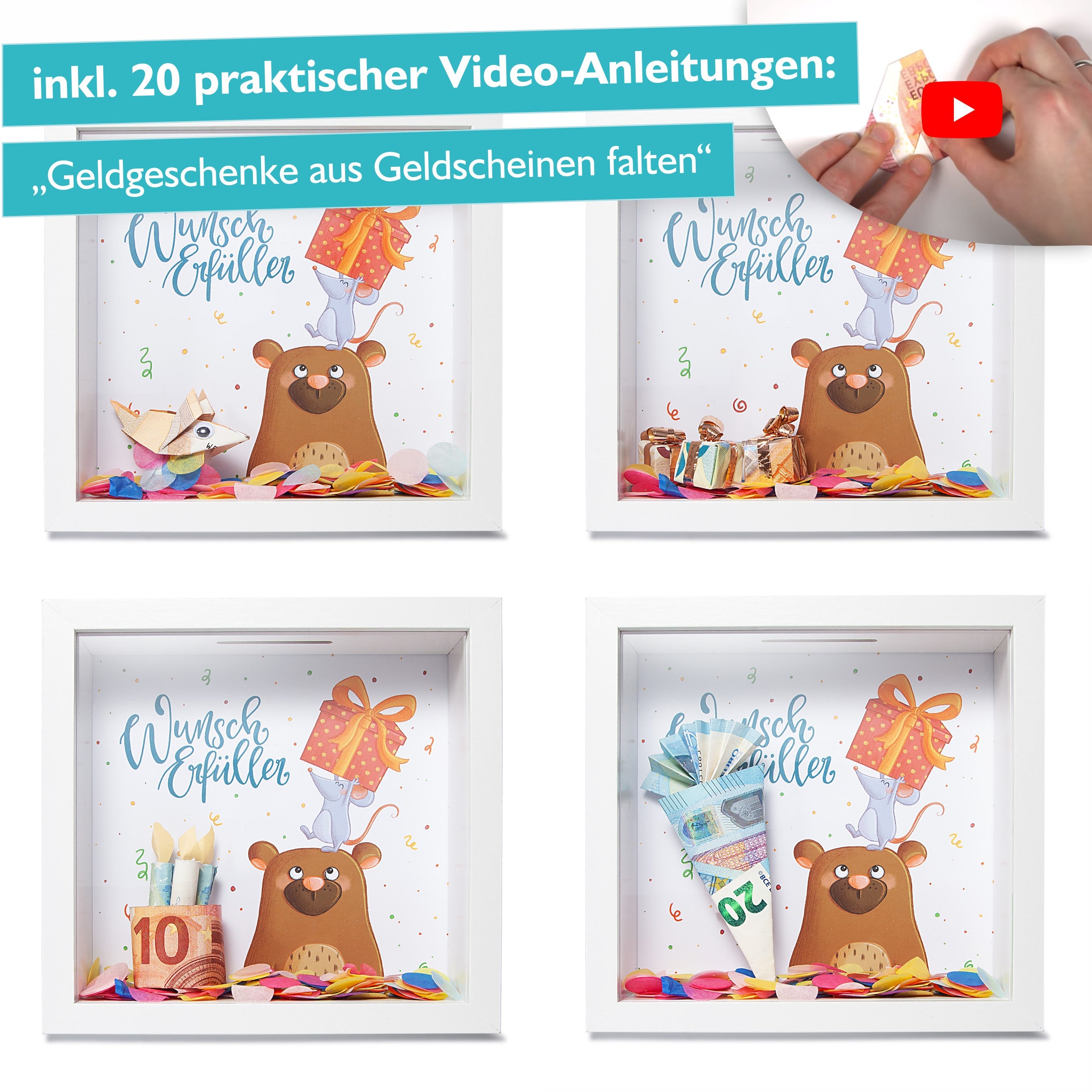 gl-ckswolke-spardosen-wunscherf-ller-spardose-bilderrahmen-transparent image 4