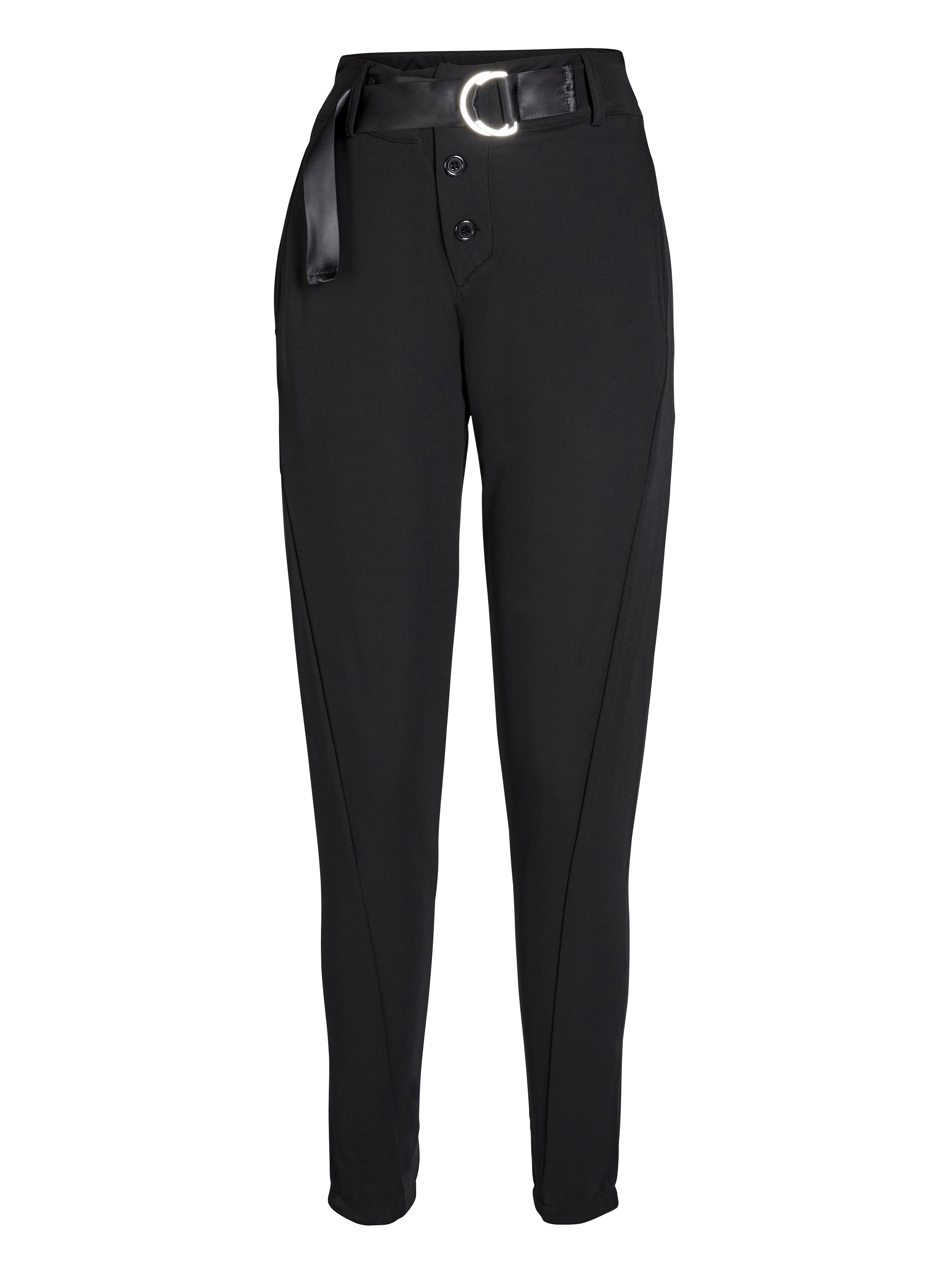 n-denmark-anita-hose-schwarz-schmale-schlupfhose-mit-g-rtel image 3