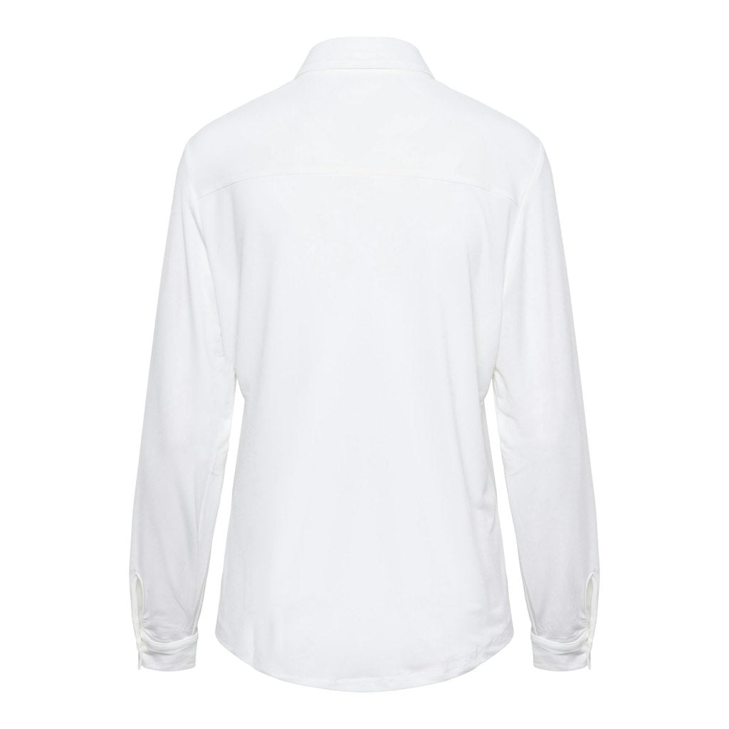 co-woman-olive-bluse-off-white-hemdbluse image 2