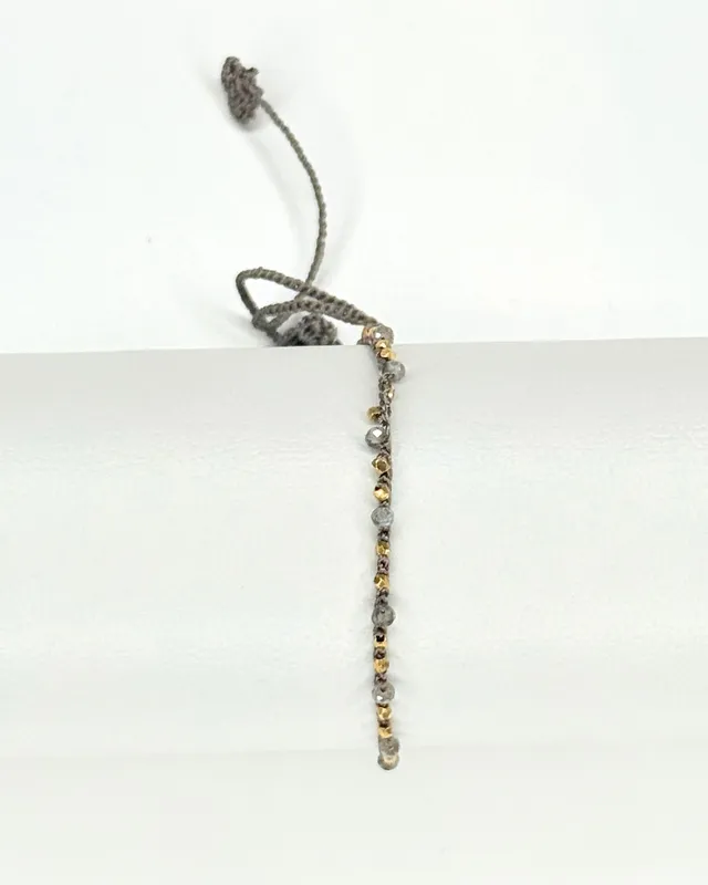 ein-st-ck-vom-gl-ck-jasmine-armband-pyrit-vermeil-perlen-verstellbar image 1