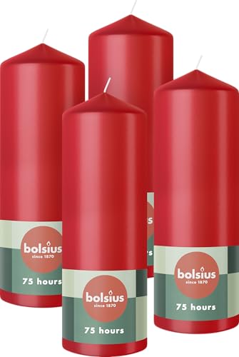 bolsius-essentials-stumpenkerzen-rot-20x7-cm-4-st-ck-vegan image 2