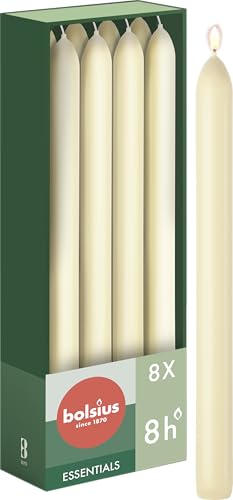 bolsius-essentials-stabkerzen-elfenbein-8-st-ck-23cm-8h-unparf-miert image 6