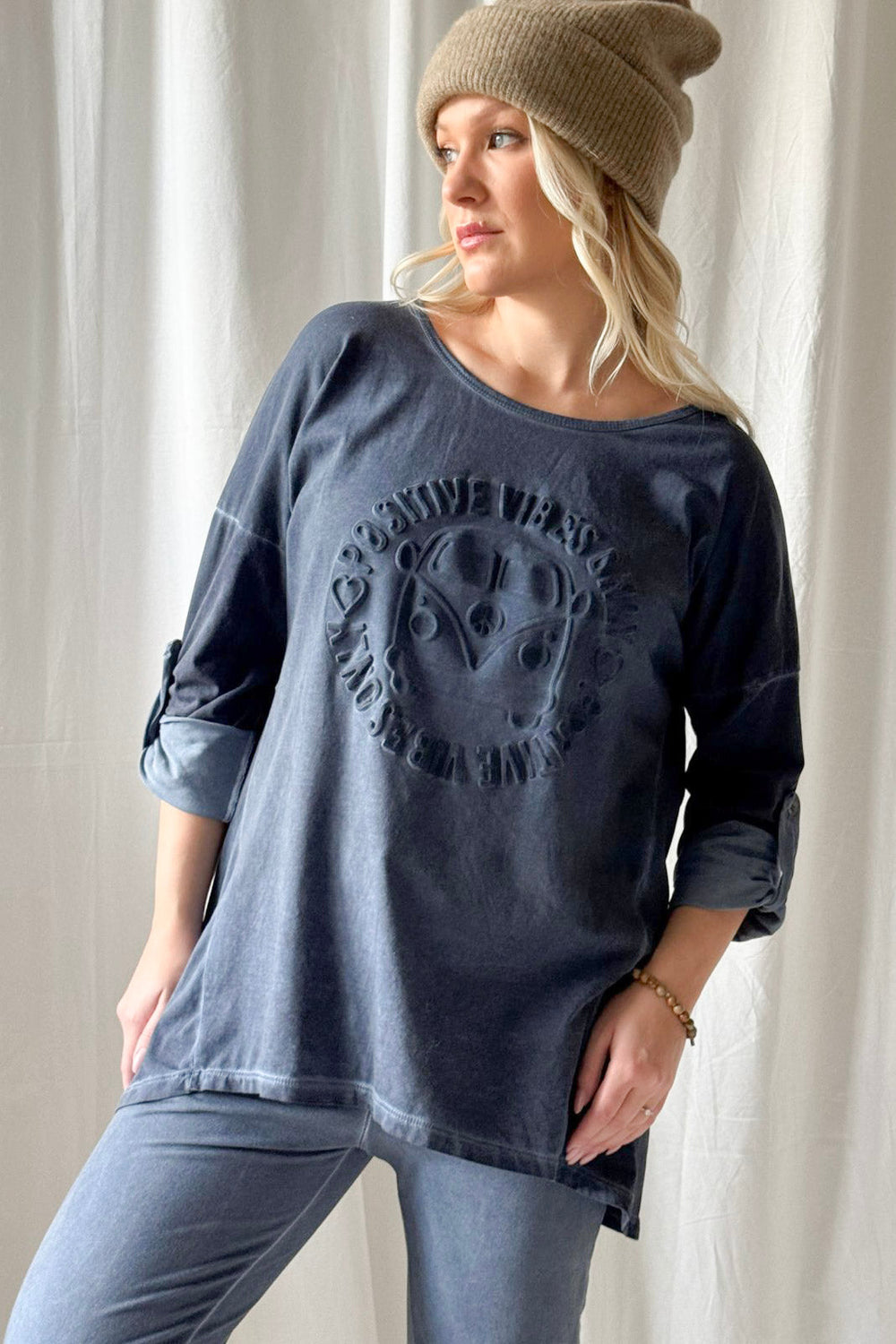 bypias-bohemian-longshirt-print-denim-blue-one-size image 2