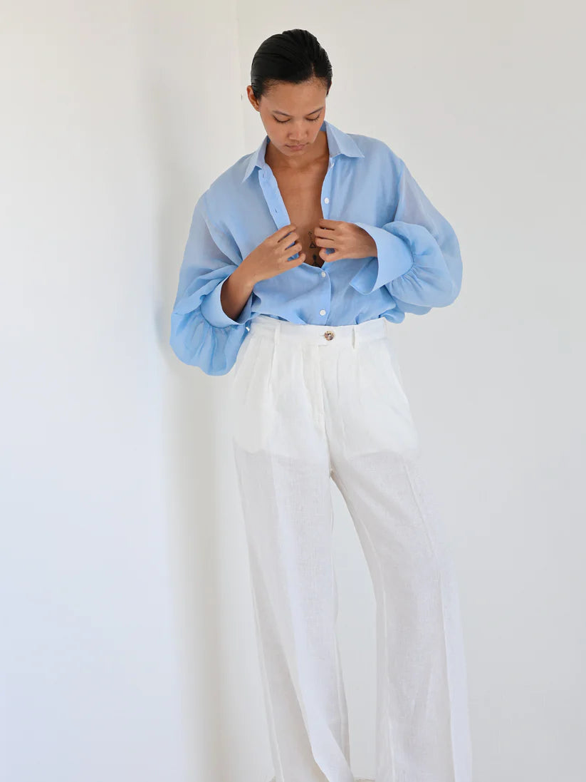 luciee-linen-pleat-pant-leinenhose-wei-weites-bein-gr-s image 1