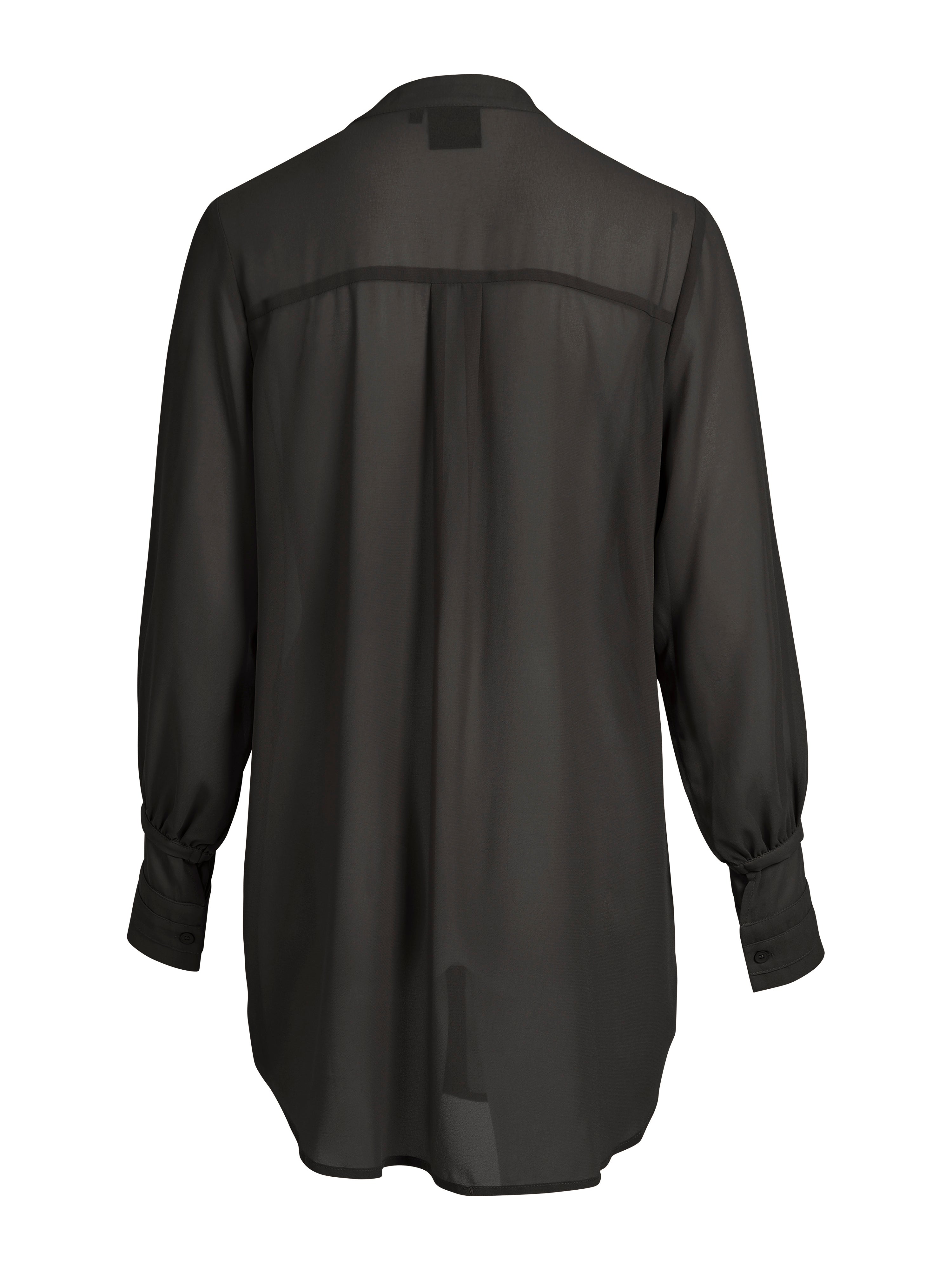 n-denmark-astrid-chiffonbluse-schwarz-transparente-hemdbluse image 3