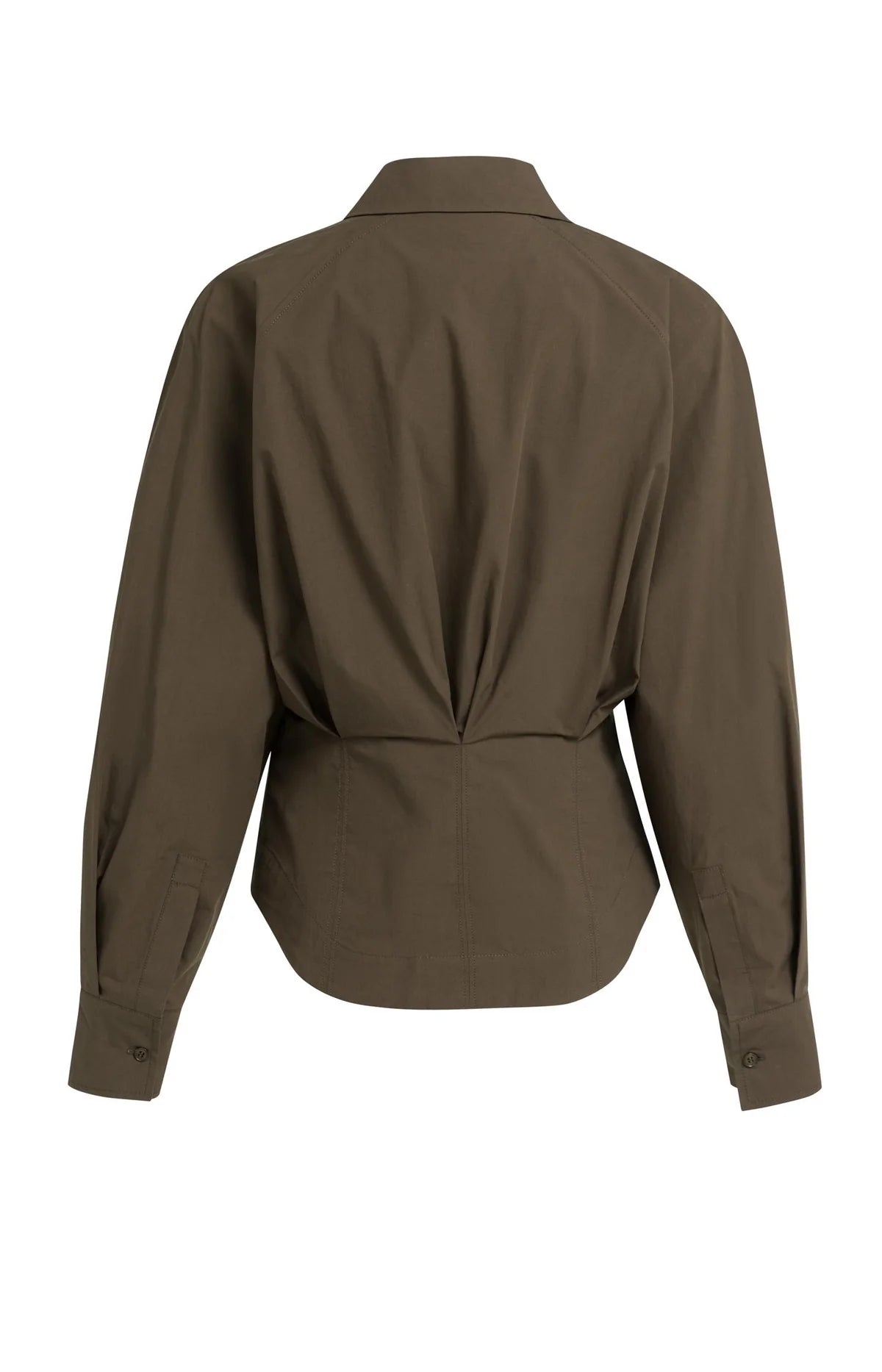 yaya-bluse-tailliert-braun-mit-raffungen-gr-e-36-40 image 7