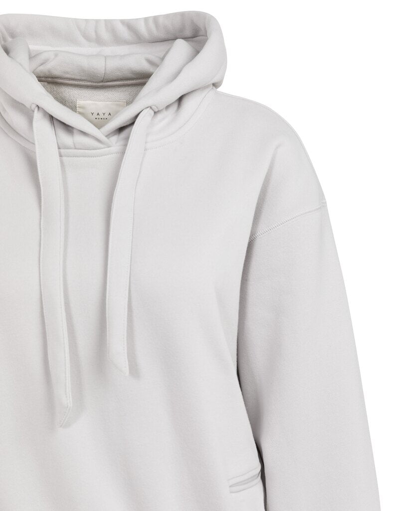 yaya-hoodie-mit-kordeln-sweatshirt-grau-vapor-grau image 7