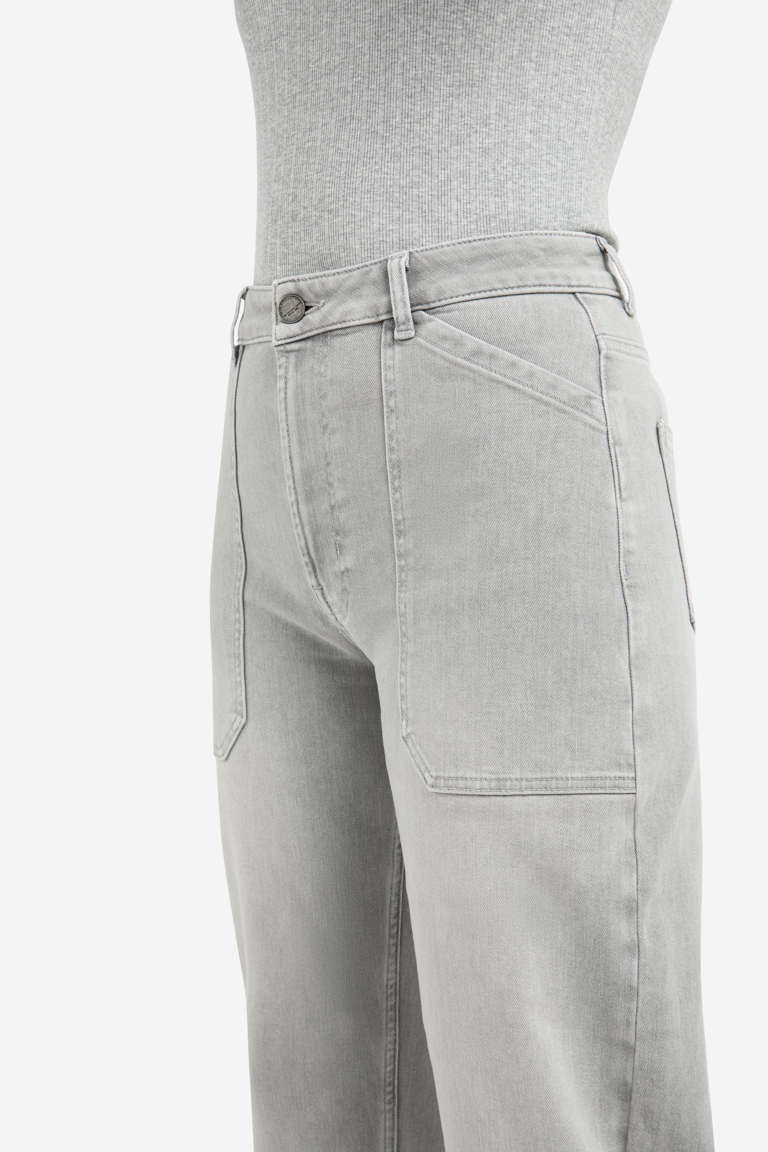 yaya-barrel-jeans-weites-bein-denim-hose-grau-high-waist image 7