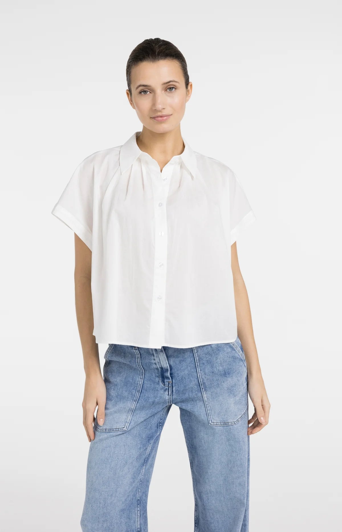 yaya-bluse-wei-rmellos-zierkn-pfe-baumwolle-gr-38 image 2
