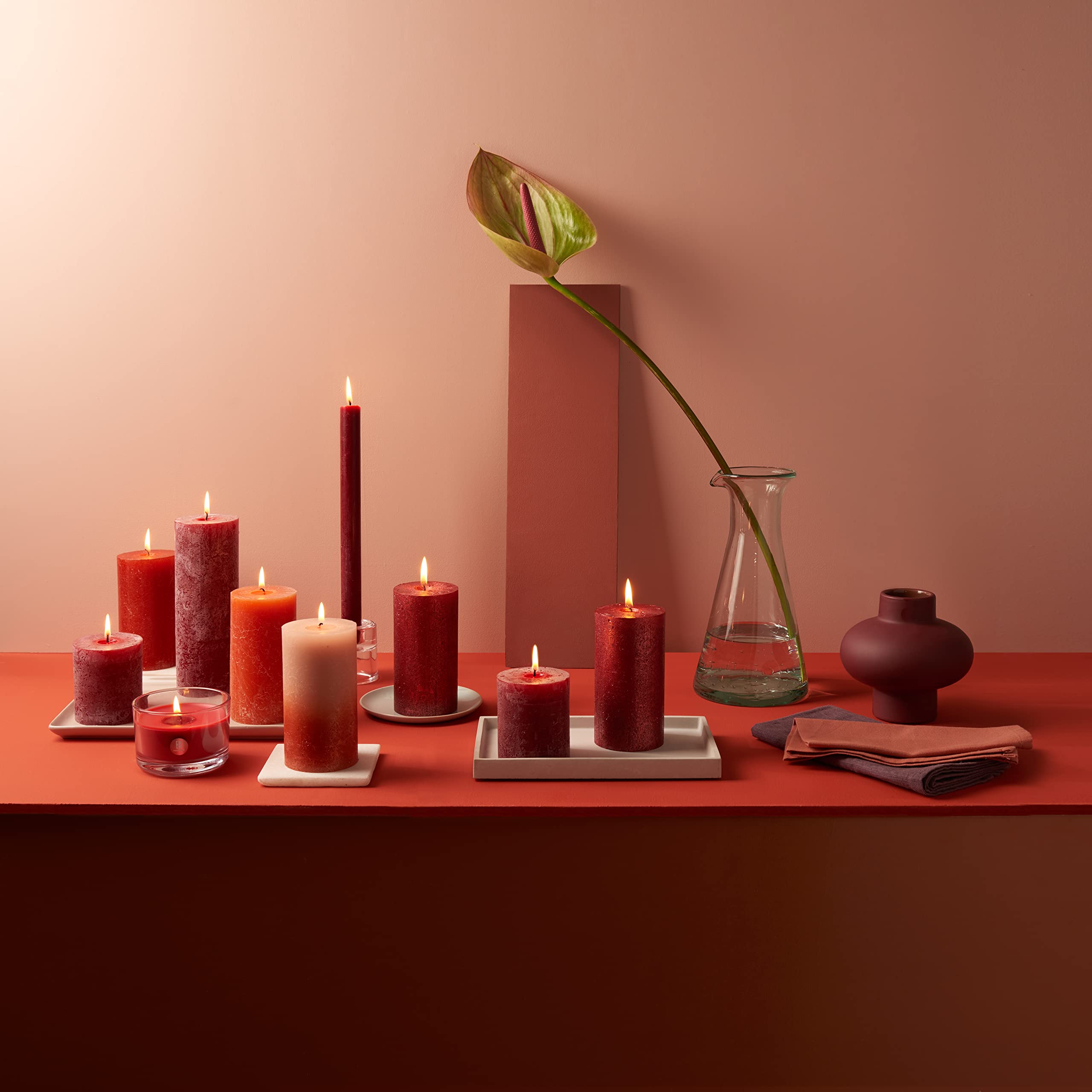 bolsius-rustik-kerzen-cosy-reds-6-st-ck-rot image 3