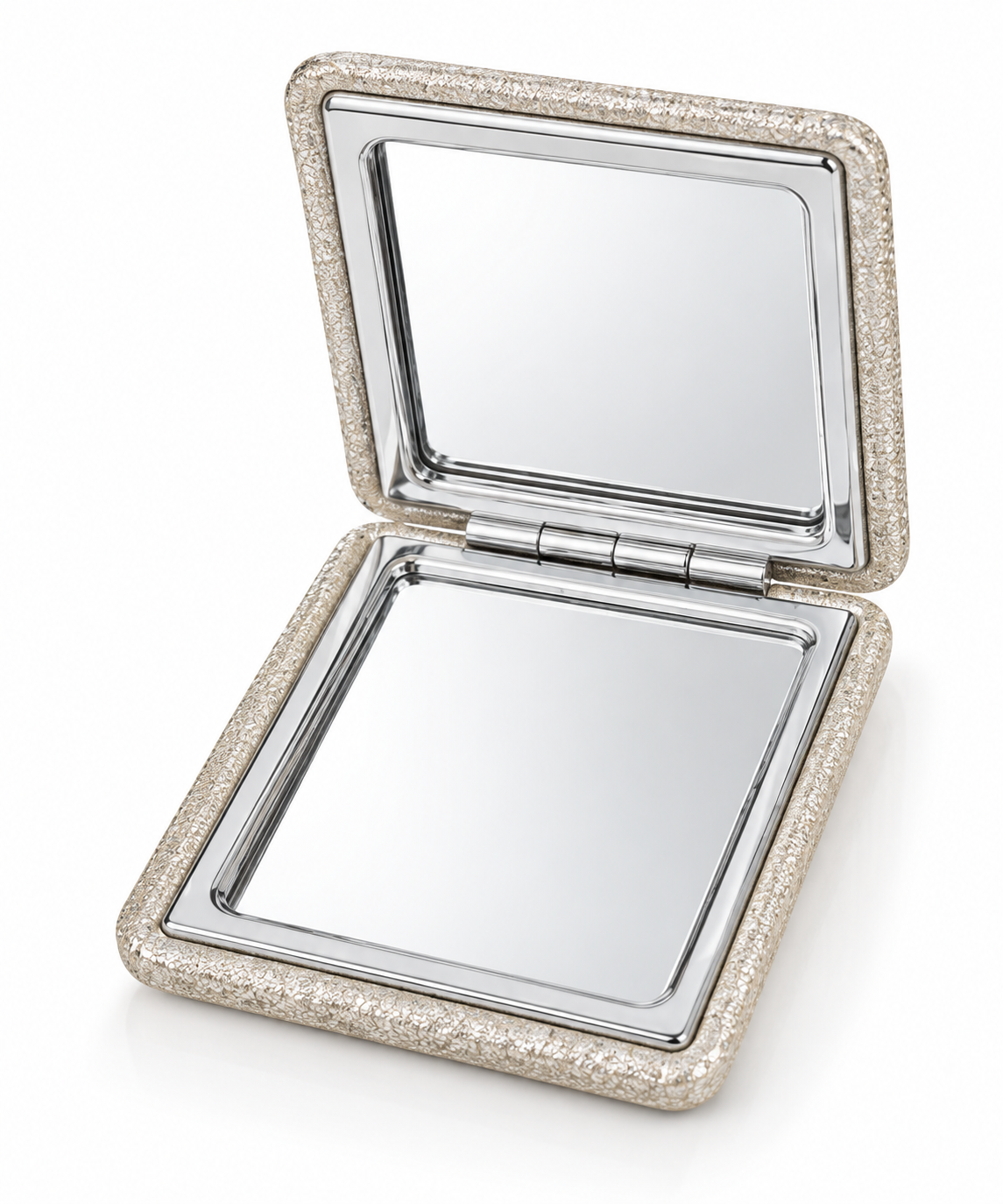 ein-st-ck-vom-gl-ck-taschenspiegel-vergr-erung-hellbeige-silber image 2