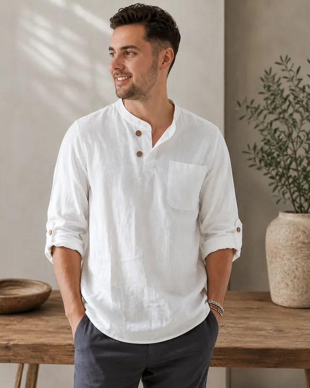 bypias-jens-leinenhemd-herren-wei-premium-leinen image 1