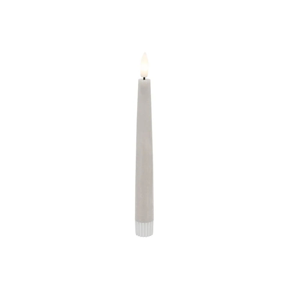 ein-st-ck-vom-gl-ck-led-stabkerzen-sand-2er-set-17-5-cm image 1
