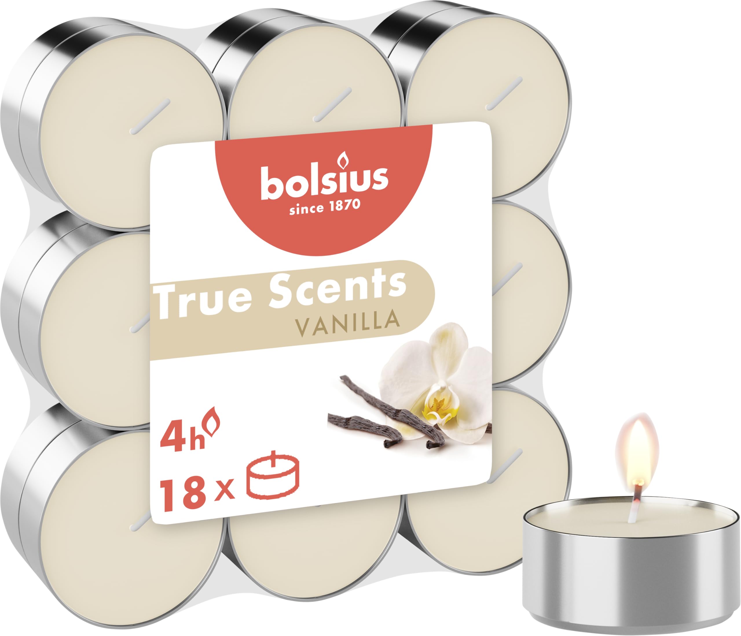 bolsius-true-scents-teelichter-vanille-18er-duft image 1