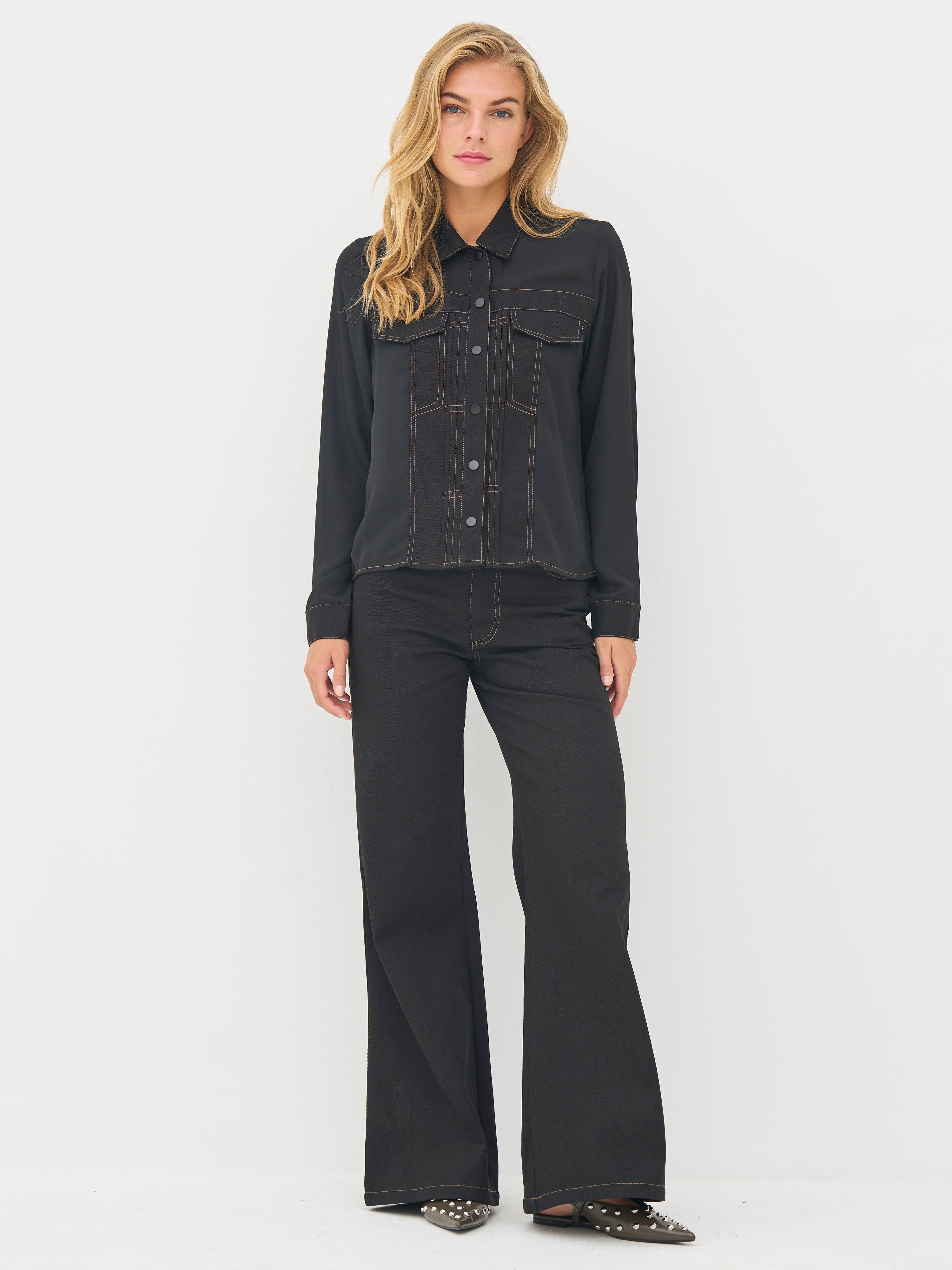 n-denmark-beate-jeanshemd-schwarz-gr-e-m image 2