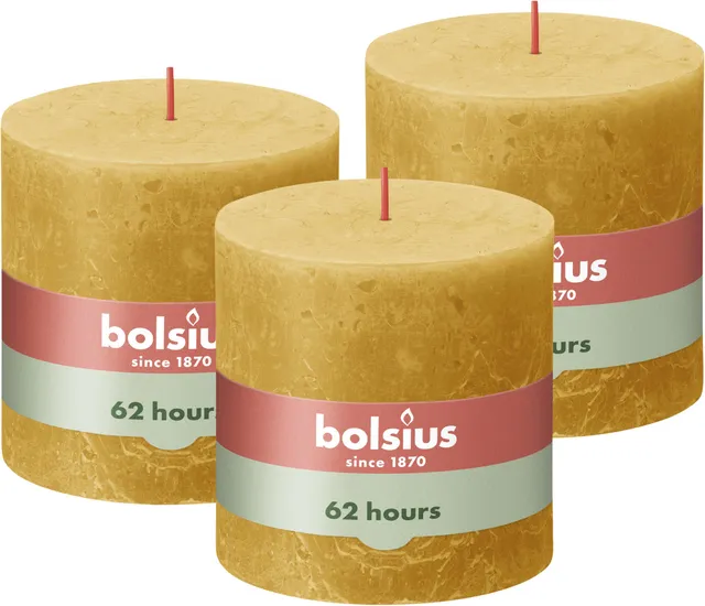 bolsius-rustik-stumpenkerze-xxl-ockergelb-10x10-cm-3-st-ck image 1