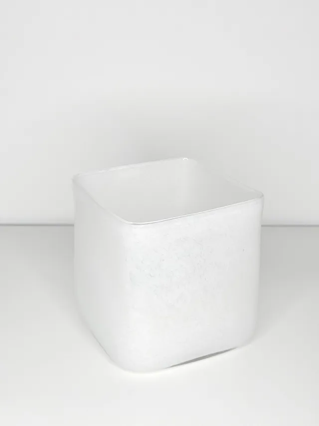 ein-st-ck-vom-gl-ck-square-vase-wei-16x16-cm-glas image 1