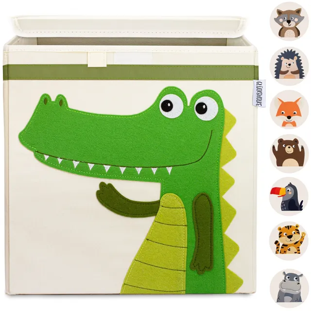 gl-ckswolke-spielzeugkiste-kallax-box-tiermotiv-33cm image 1