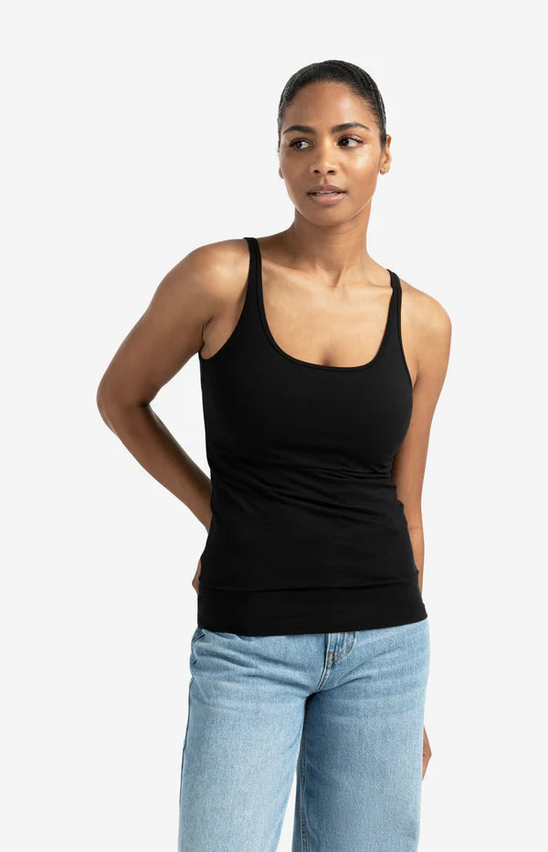 yaya-basic-baumwoll-tr-gertop-top-schwarz-baumwollstretch image 3