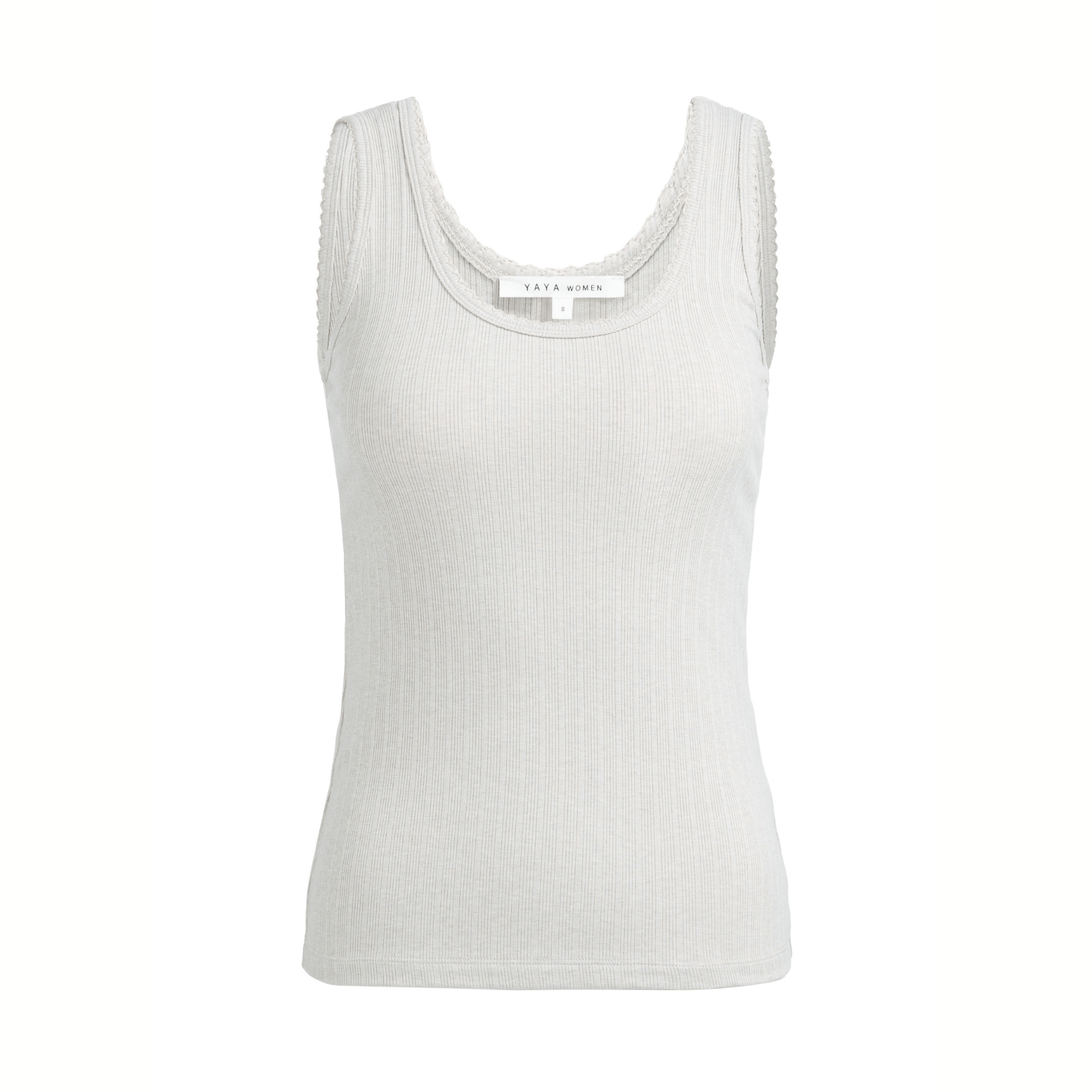 yaya-geripptes-top-beige-rmellos-mit-wellensaum image 6