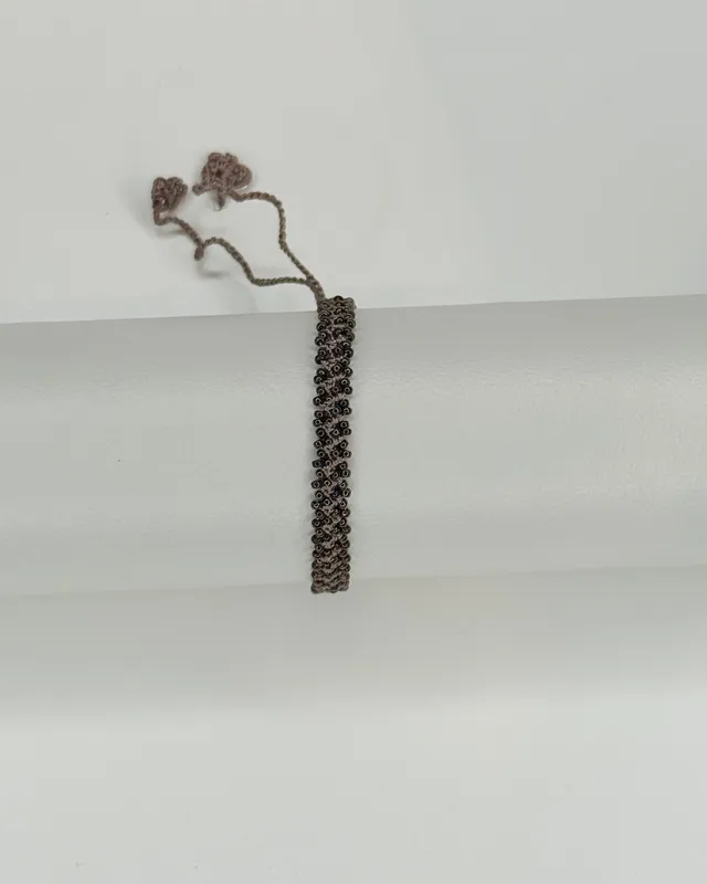 lily-pure-armband-fein-geh-kelt-chocolate image 1