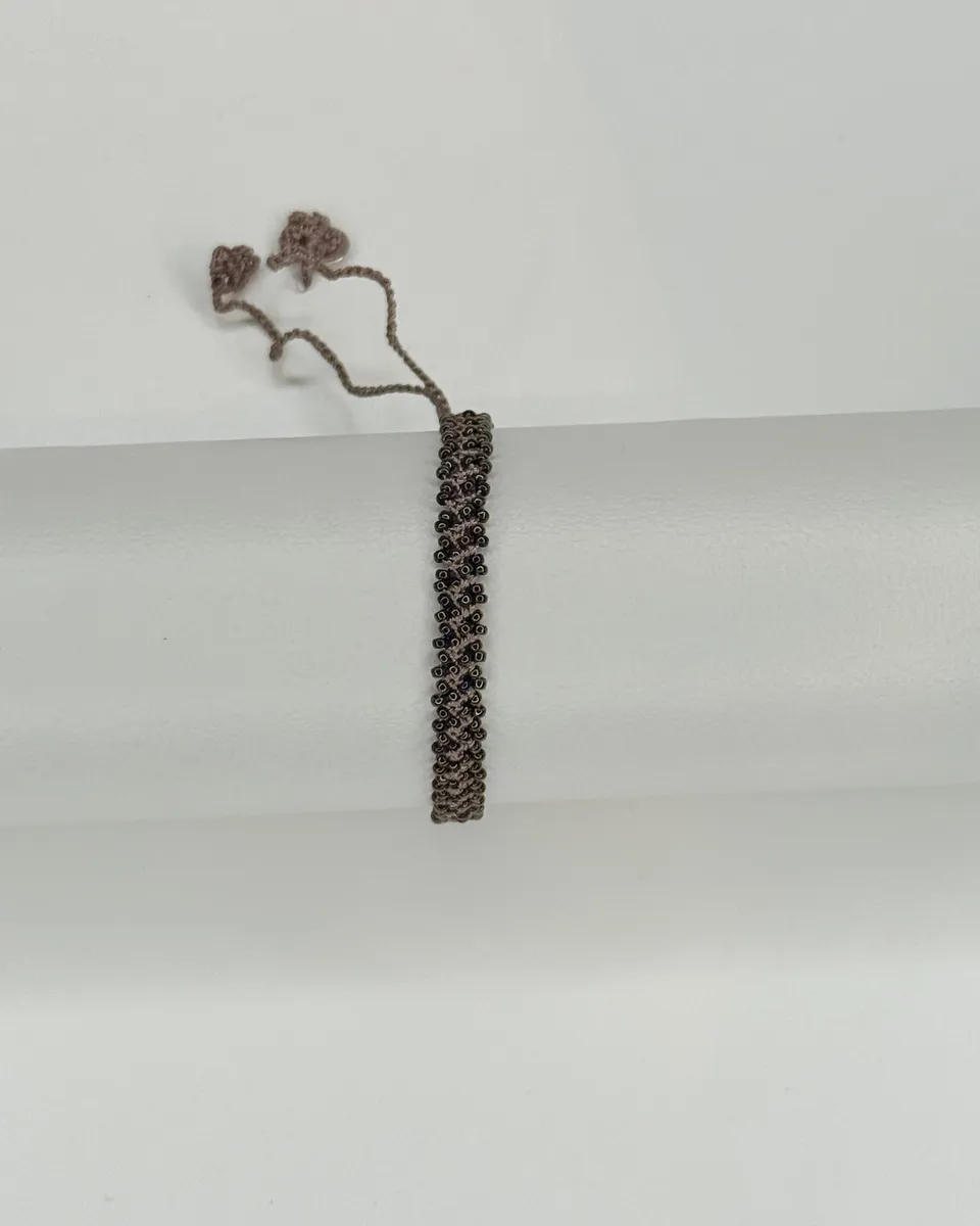 lily-pure-armband-fein-geh-kelt-chocolate image 1