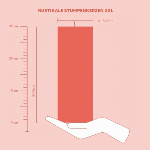 bolsius-rustik-stumpenkerze-xxl-anthrazit-30cm-4-st-ck image 8