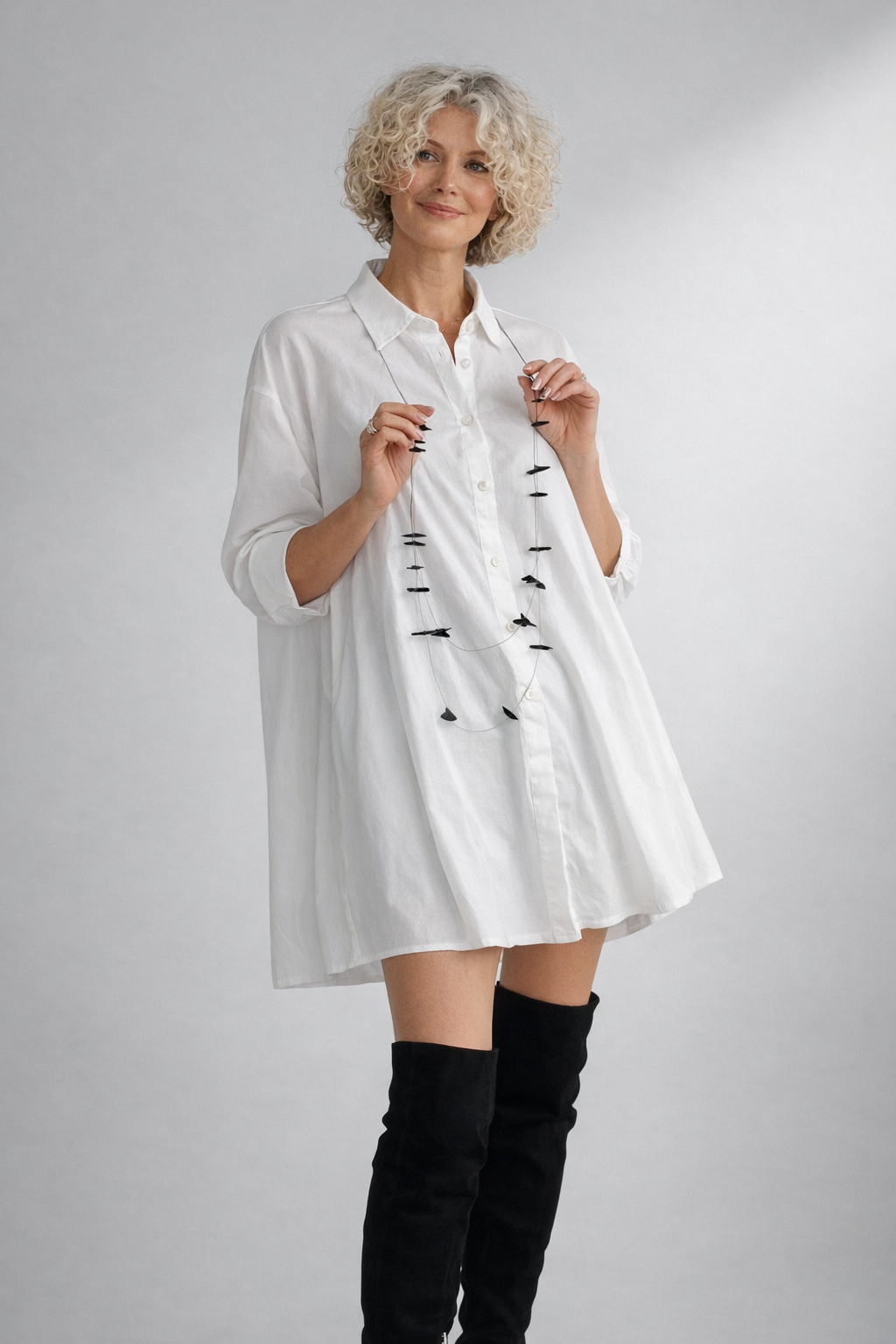 anastasia-hemdblusenkleid-a-linie-wei-baumwollmix-einheitsgr-e image 1