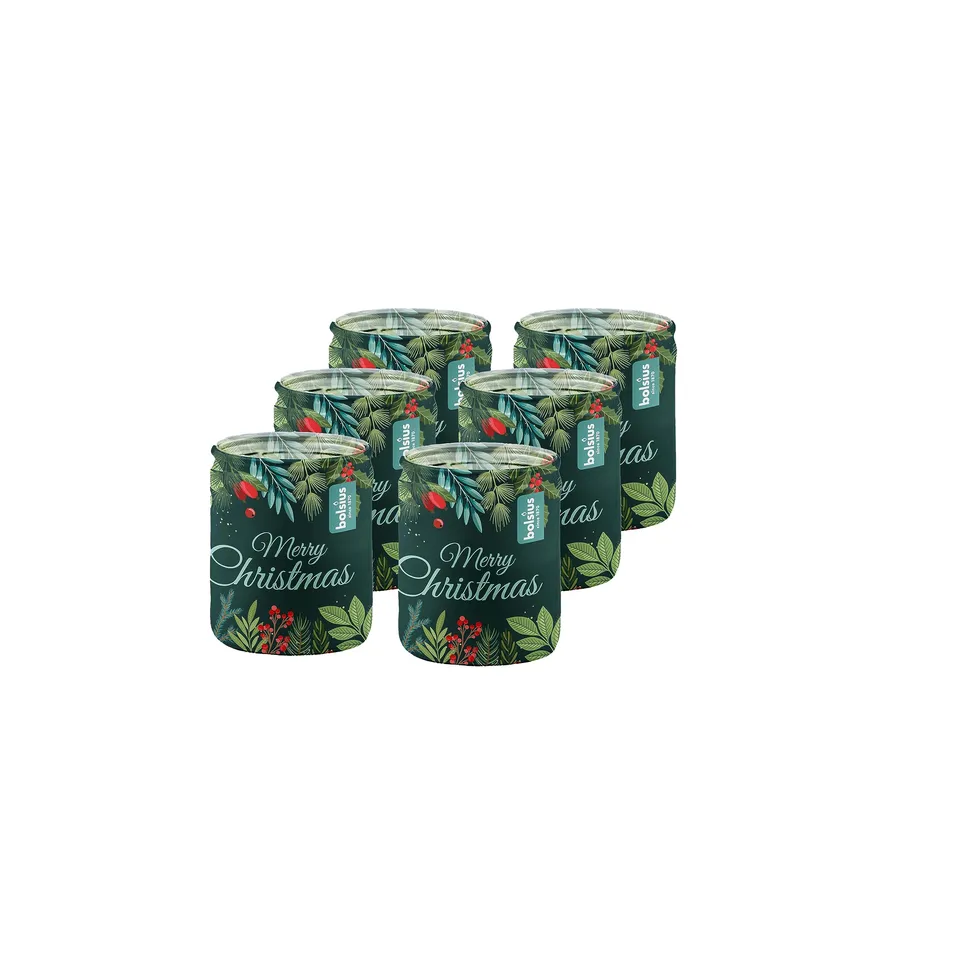 bolsius-true-scents-duftkerze-vanille-gr-n-6er-23h image 1