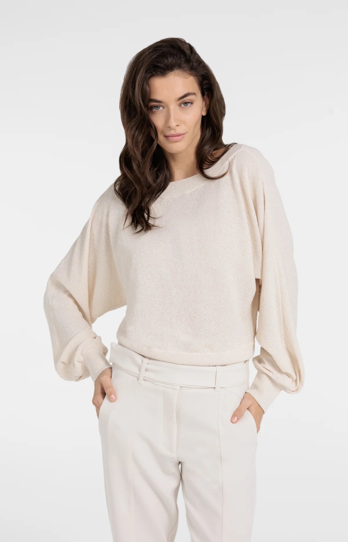 yaya-sommerpullover-u-boot-ausschnitt-strickpullover-creme image 6