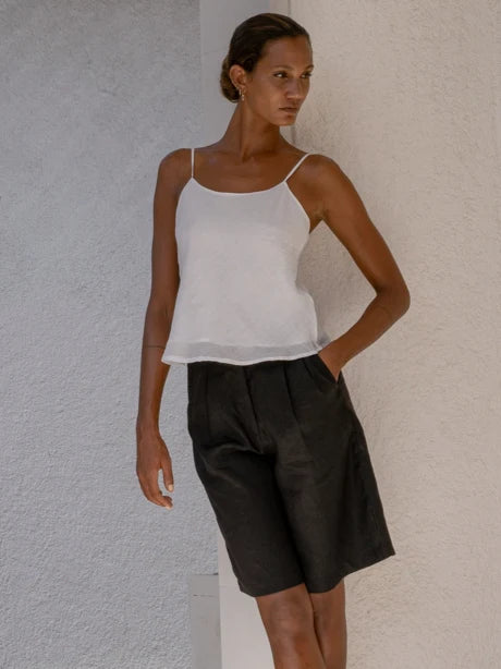 luciee-frangipani-ramie-top-wei-spaghettitr-ger-s-l image 1