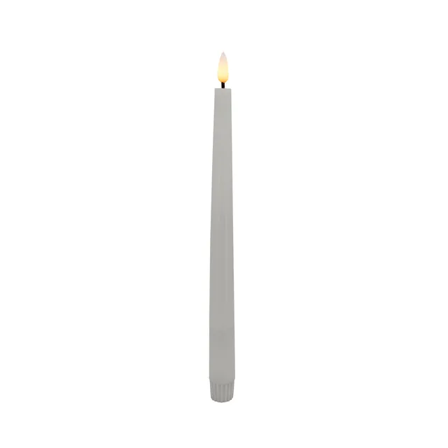 candela-lights-led-stabkerzen-2er-set-echtwachs-sand-26-5-cm image 1