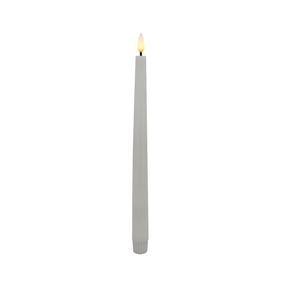 candela-lights-led-stabkerzen-2er-set-echtwachs-sand-26-5-cm image 1