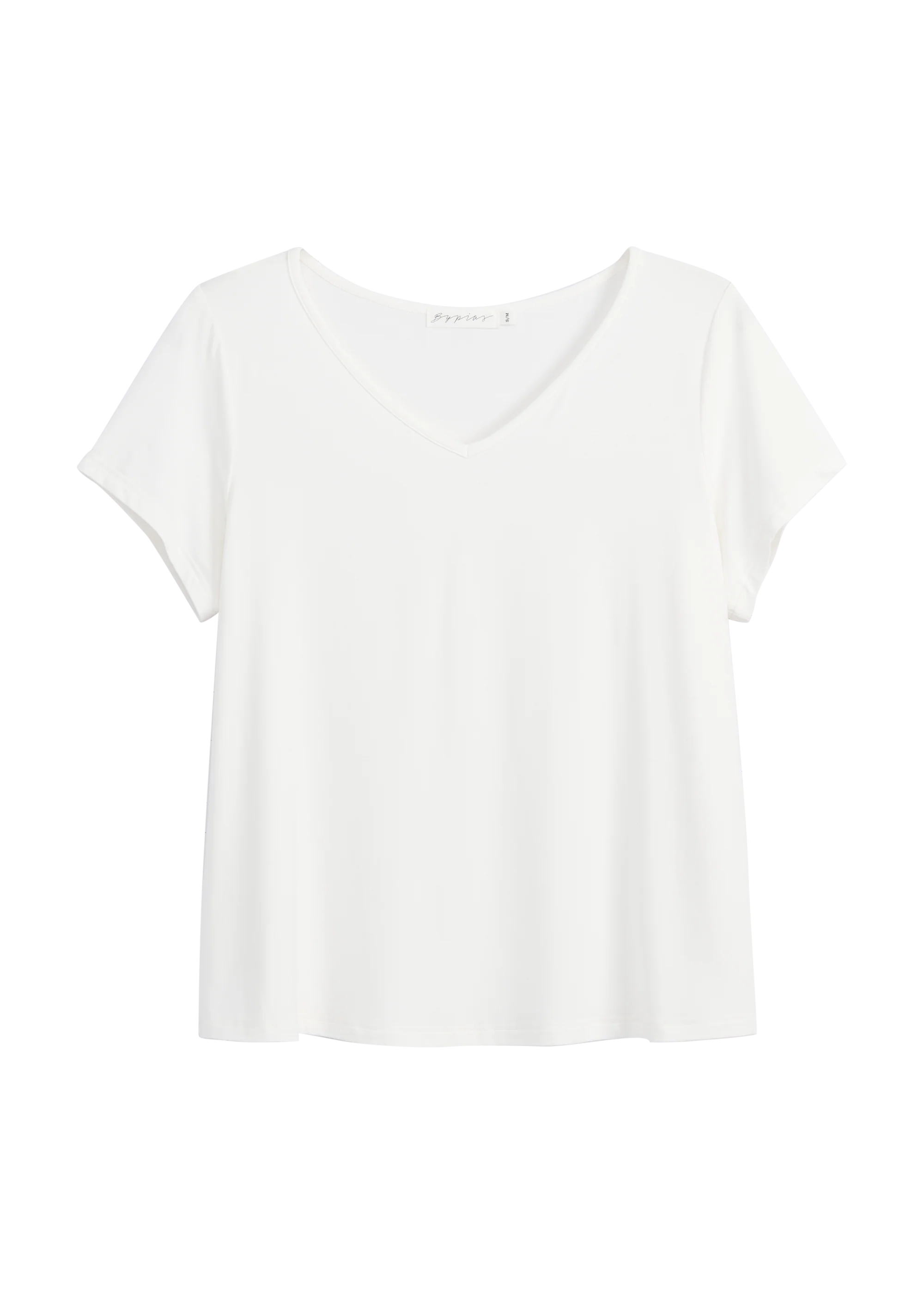 bypias-daily-bambus-t-shirt-wei-v-ausschnitt-damen image 4