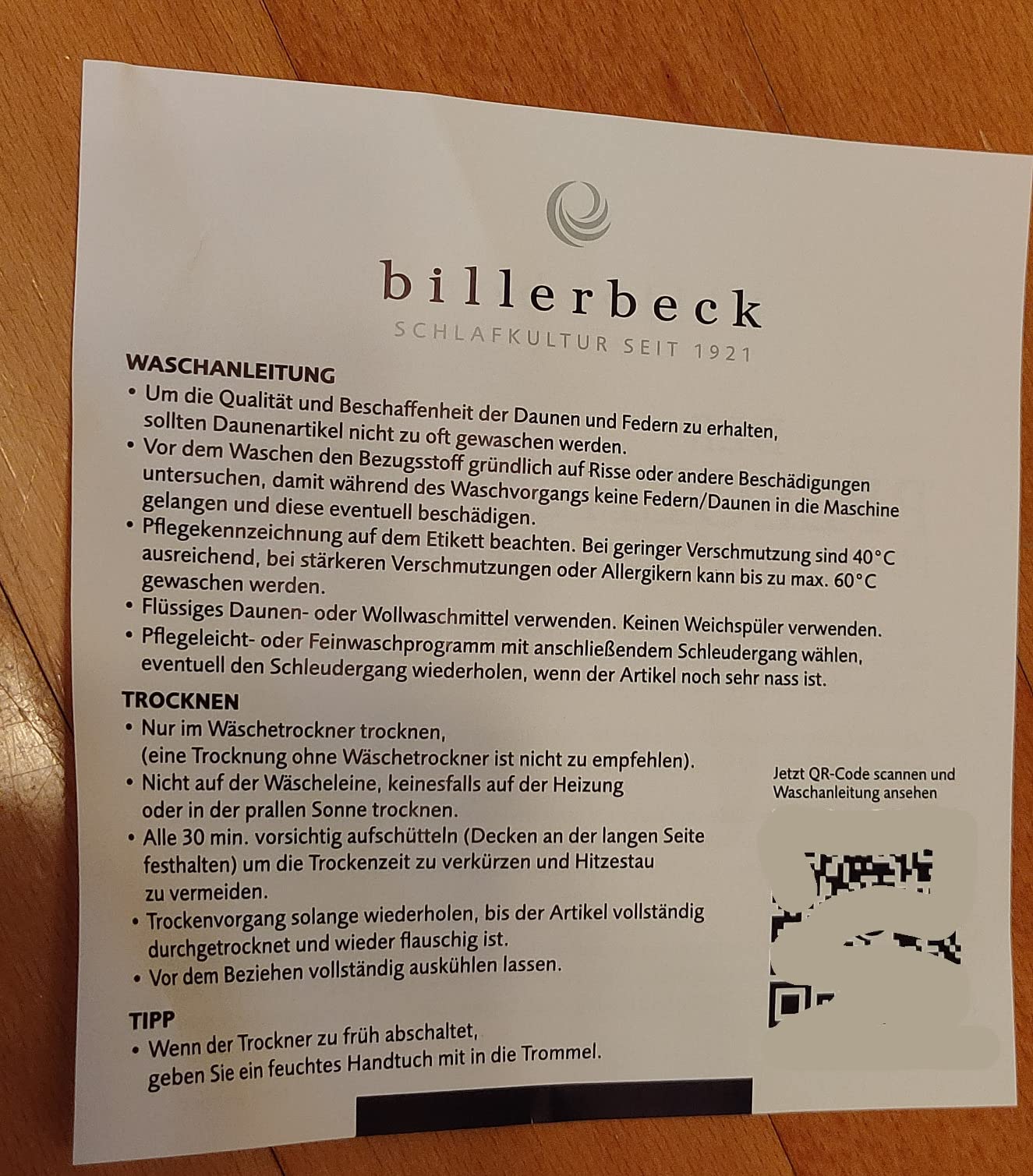 Für Rücken gut